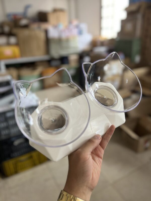 Plato Bebedero y Comedero Gato