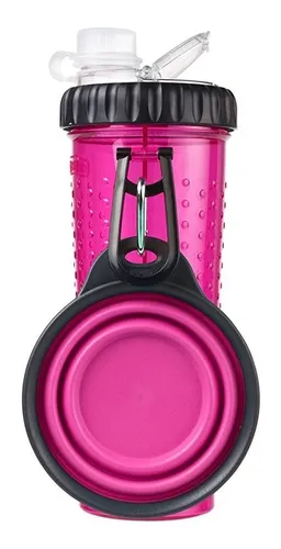 Bebedero y Portacomidas Portable 2 en 1