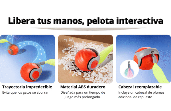 Pelota inteligente para gatos Guau